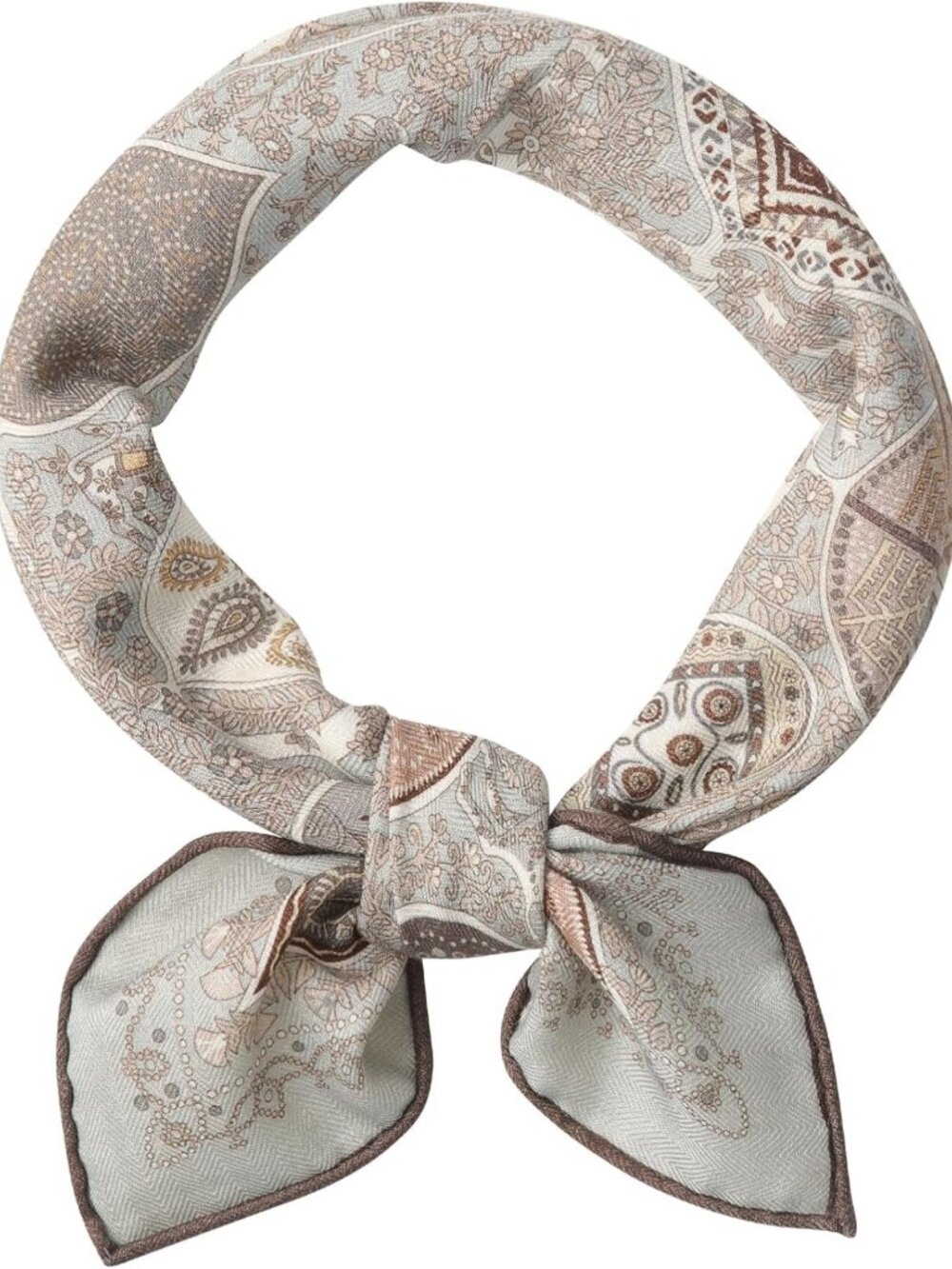Reversible Women's Scarf - 70% Wool 30% Silk, Soft Neck Wrap, 25.5" Stylish